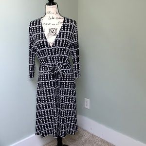 Leota Jersey Faux Wrap Dress